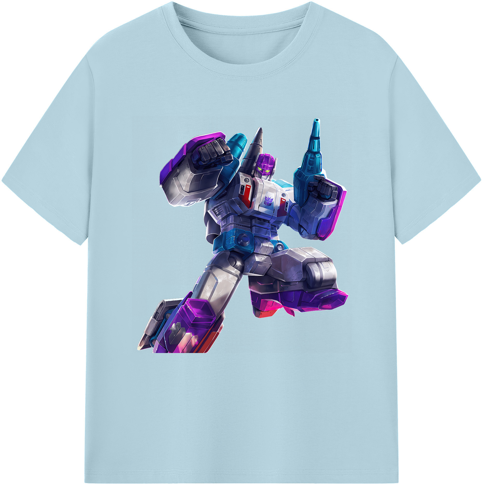 （画像用） Transformers トランスフォーマー 綿100％半袖Tシャツ（フロントプリント）